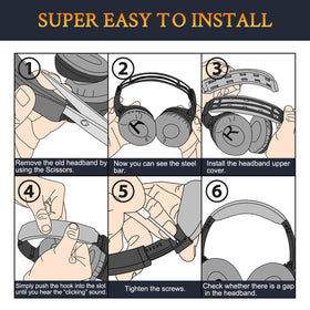 SOULWIT headband refreshes older QC35 with a sleek silver look.