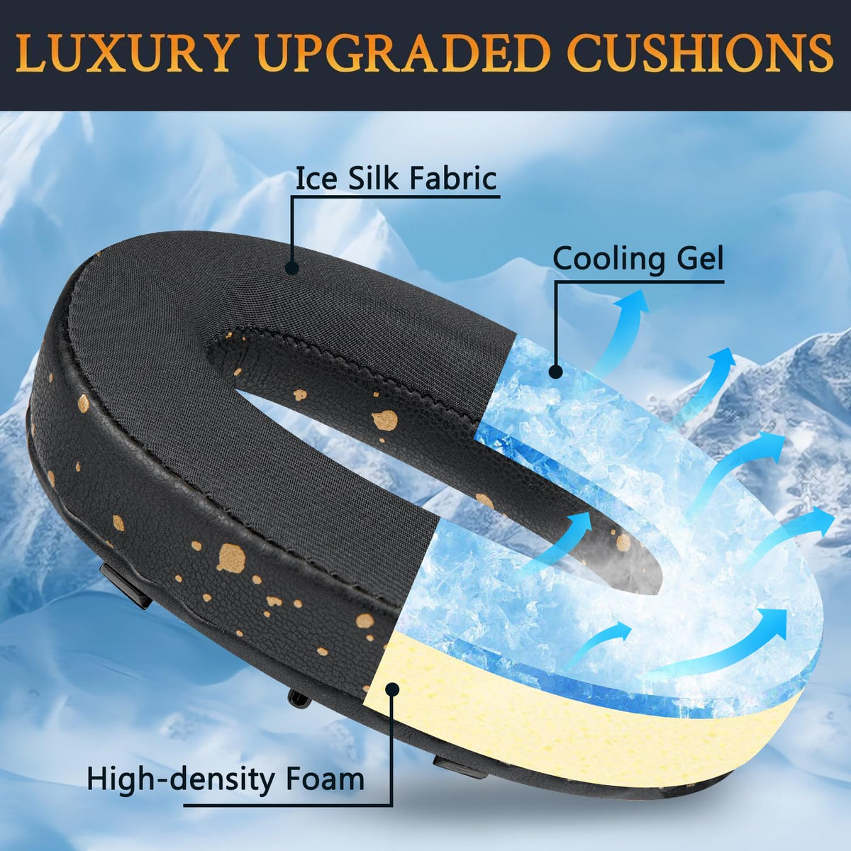 SOULWIT installation plastic stick aids quick earpad replacement.