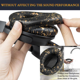 SOULWIT pads and headband installed on Bose QC35 demonstrating restored comfort and seal