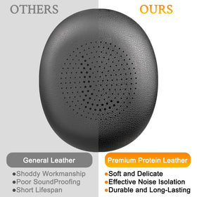 SOULWIT earpads installed on Jabra Evolve2 30 demonstrating improved seal and comfort