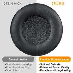 SOULWIT installed on Skullcandy Hesh demonstrating improved seal and fit