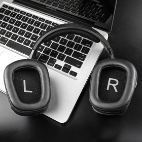 SOULWIT on gaming headset at desk showing refreshed look and comfort benefit