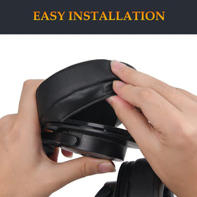SOULWIT earpads on gaming setup showing comfortable long-session benefit