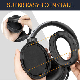 SOULWIT like-new appearance for compatible headphones after replacement.