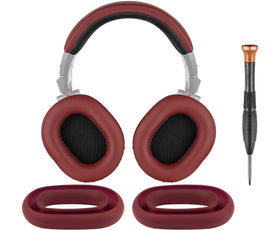 SOULWIT M50 earpads burgundy for enhanced comfort and isolation.