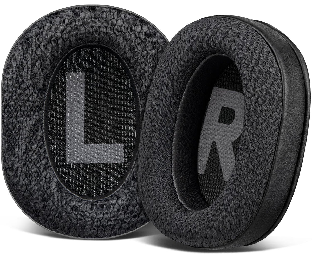 SOULWIT Mesh Earpads fitted to Logitech G Pro for enhanced comfort and secure fit.