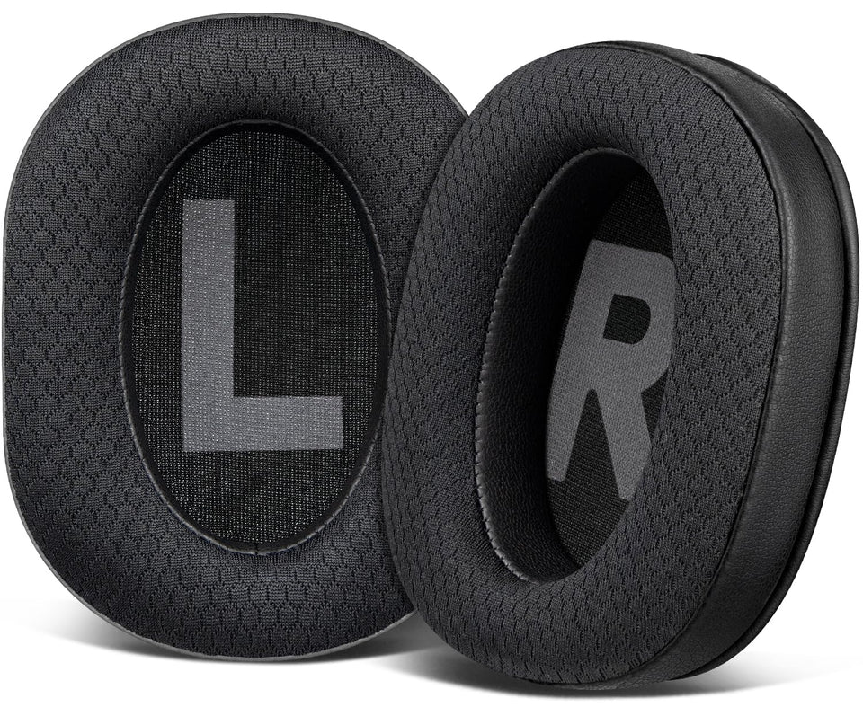 SOULWIT Mesh Earpads fitted to Logitech G Pro for enhanced comfort and secure fit.