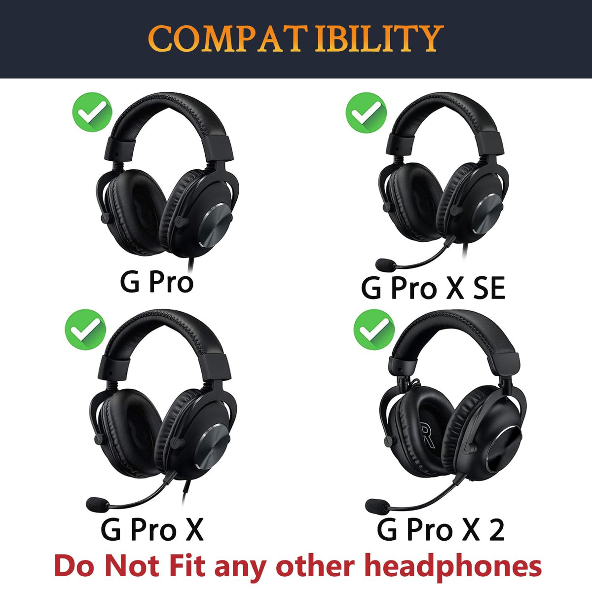 SOULWIT Mesh Earpads on Logitech G Pro X delivering improved isolation and sound clarity.