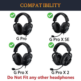 SOULWIT Mesh Earpads on Logitech G Pro X delivering improved isolation and sound clarity.