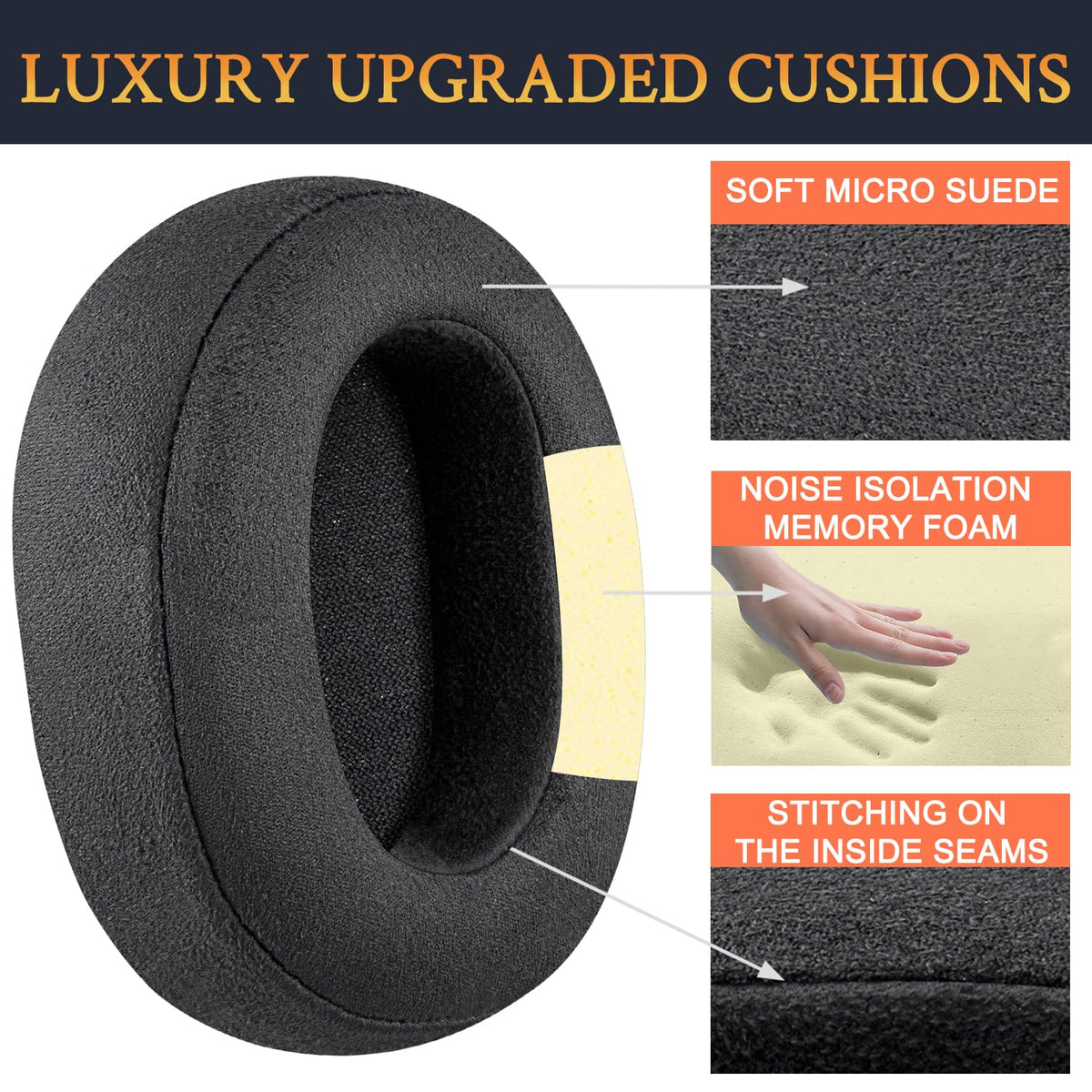 SOULWIT Venue ANC earpads enhance listening comfort and seal.
