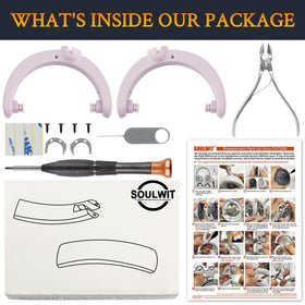 SOULWIT hinge mounted on WH-CH720N left side restoring folding and stability