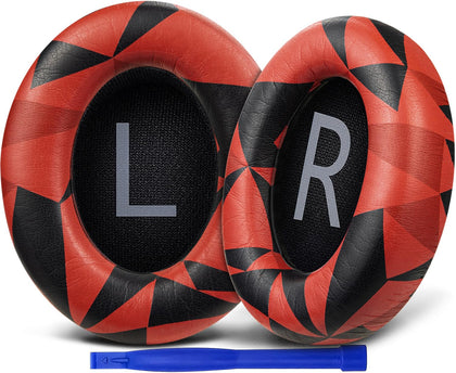 SOULWIT NC700 earpads with red storm leather for enhanced comfort