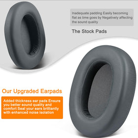 SOULWIT PL grey earpads for Sony ULT WEAR offer a subtle, modern look.