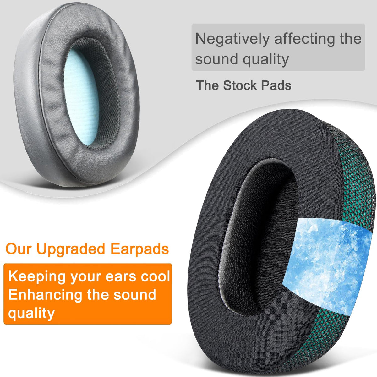 SOULWIT precisely modeled ear pads maintain original sound