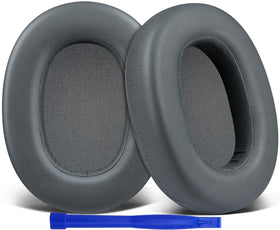 SOULWIT protein leather earpads closeup for Sony ULT WEAR, offering improved comfort and fit.