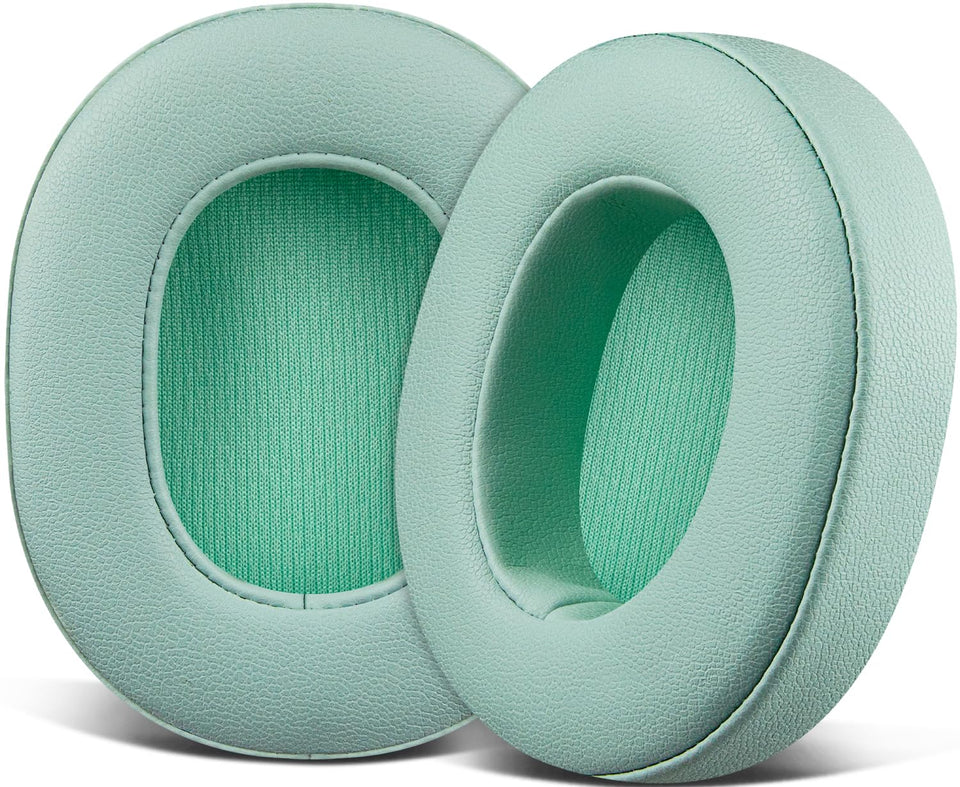 SOULWIT Hesh 3 ear pads close-up highlighting protein leather for improved comfort and isolation