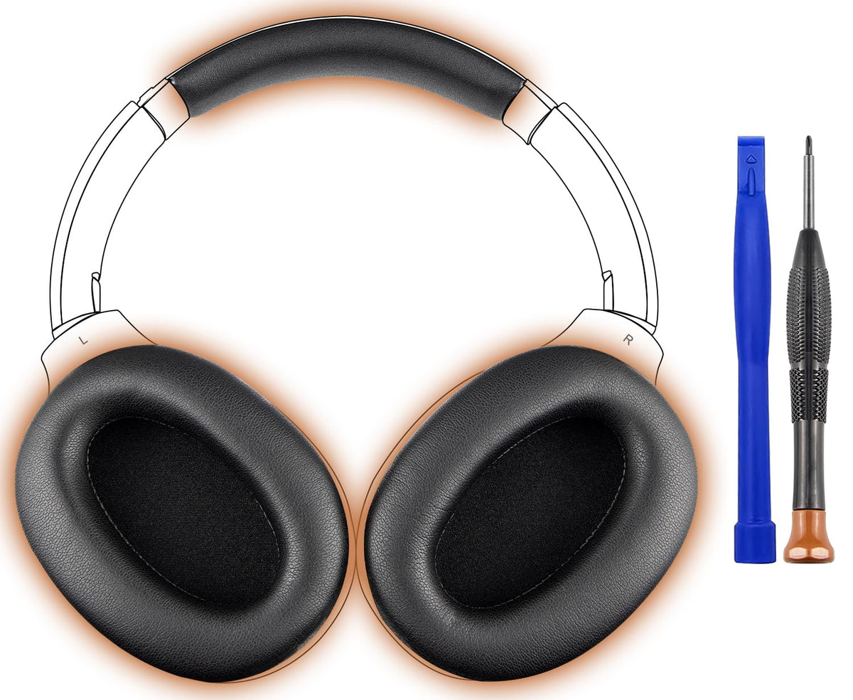 SOULWIT ear-pads closeup for XM2 and MDR1000X, comfortable seal