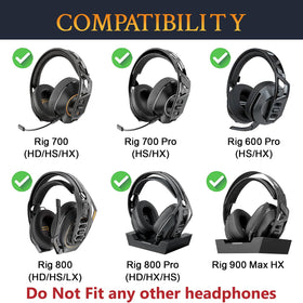 SOULWIT Rig 700 Pro earpads side view showing breathable fabric