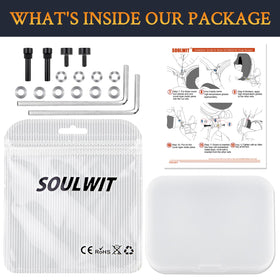 SOULWIT pins beside a ruler showing scale and precise fit, ensures correct sizing