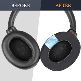 SOULWIT earpad next to coin for scale, confirms correct size fit