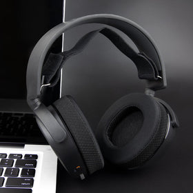 SOULWIT side profile mounted on SteelSeries headset for restored comfort and sound