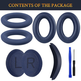 SOULWIT slim silicone earpad cover stretched over cushion protecting from sweat