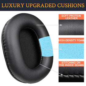 SOULWIT thin silicone protector fitted on earpad to block sweat