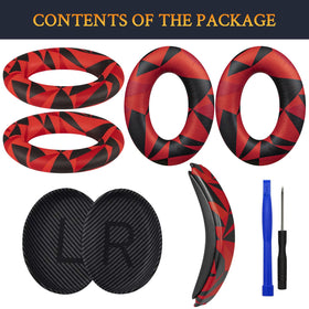 SOULWIT silicone cover stretched over ear pad, protects cushions from sweat