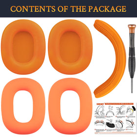 SOULWIT silicone covers orange protect against sweat while preserving comfort