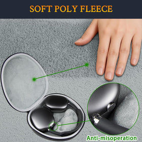 SOULWIT Soft polyester lining protects ear cushions from scratches