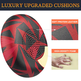 SOULWIT thick foam cushions improve comfort and sound isolation.