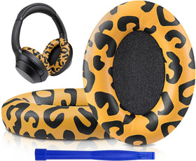 SOULWIT Tiger Stripes ear pads from the front view offer enhanced comfort and a secure seal.