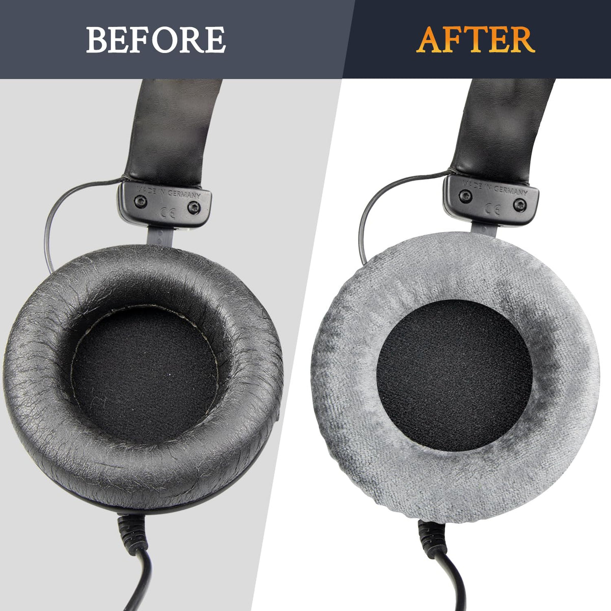 SOULWIT velour earpads for Beyerdynamic DT831 cushion offers durable foam and steady comfort