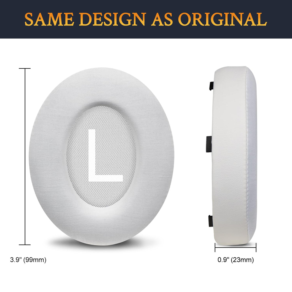 White SOULWIT earpads packaging and product presentation