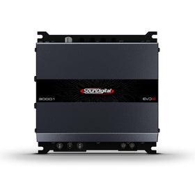 SounDigital 3000.1 EVO6 front panel for easy access and clean installation.