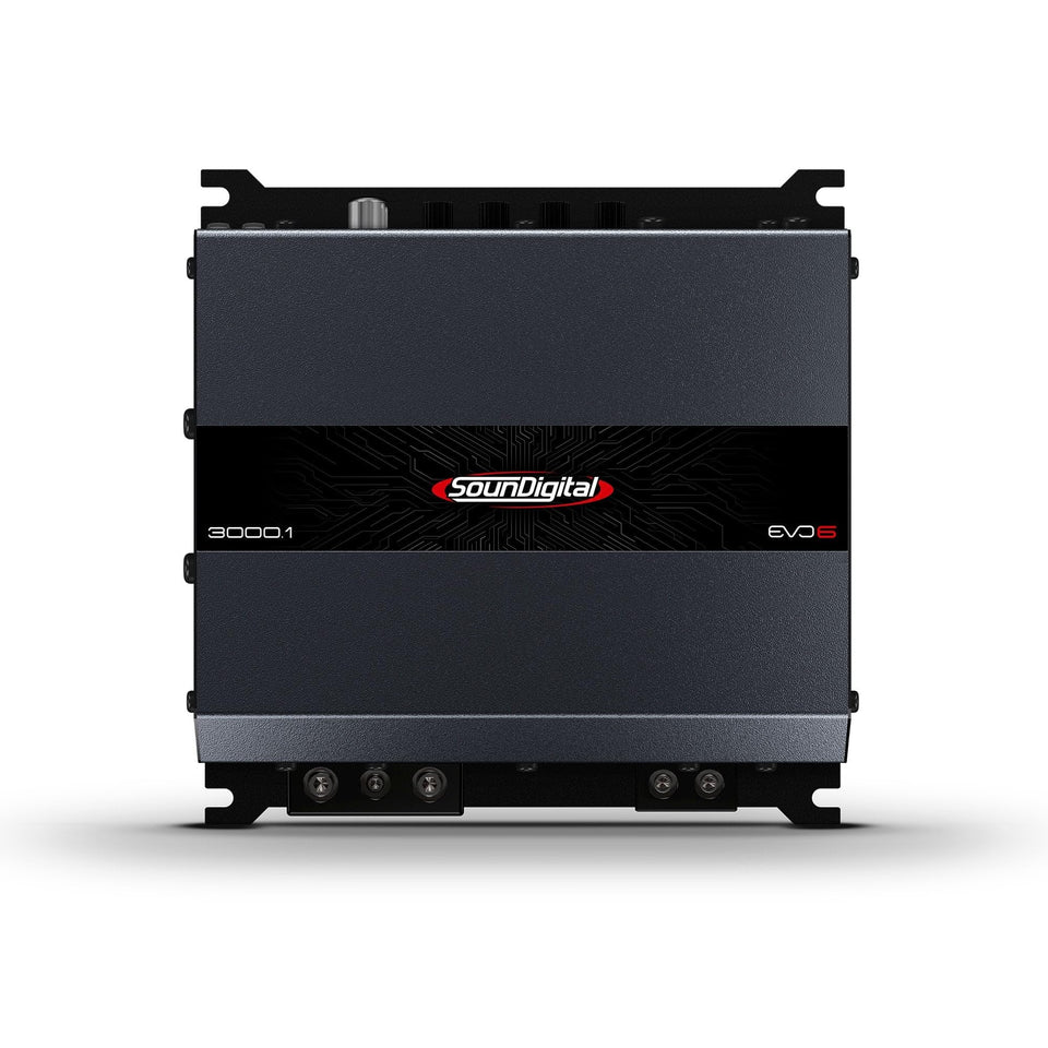 SounDigital 3000.1 EVO6 front panel for easy access and clean installation.