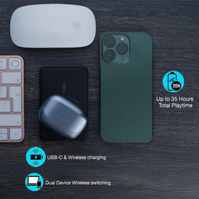 Dual-device multipoint lets you switch between phone and laptop easily.