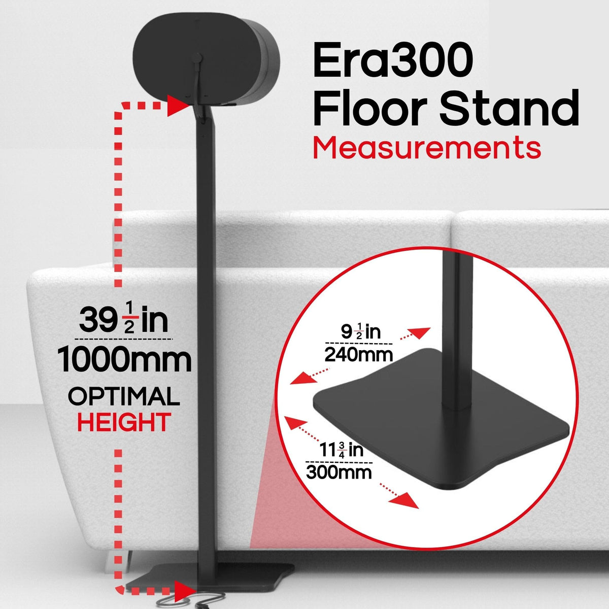 Sound Bass ERA300 in-use scenario with Sonos shows balanced listening.