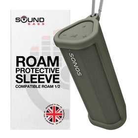 Sound Bass heavy-duty case for Roam2 in green protects your speaker on the go