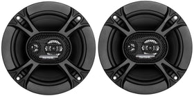 Sound Storm EX365 front view shows compact 6.5-inch speakers for easy car installation.