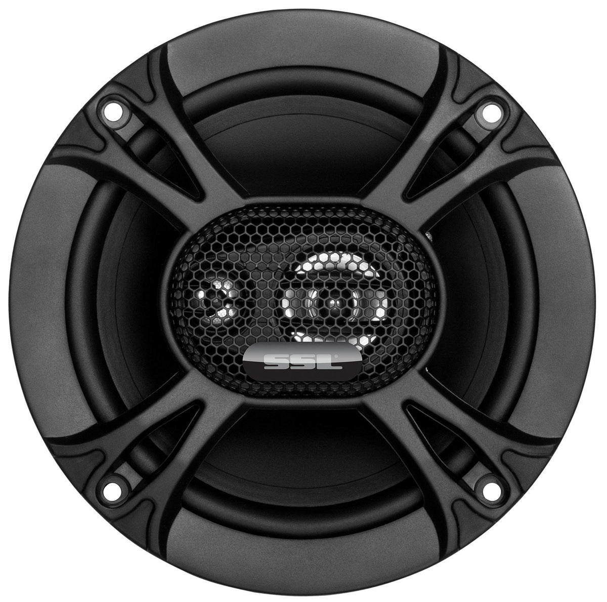 Sound Storm EX365 three-way coaxial design close-up highlighting rich midrange and treble.