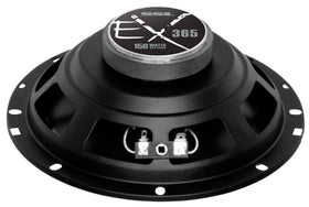 Sound Storm EX365 tweeter and midrange assembly detail promises clear high-end detail.