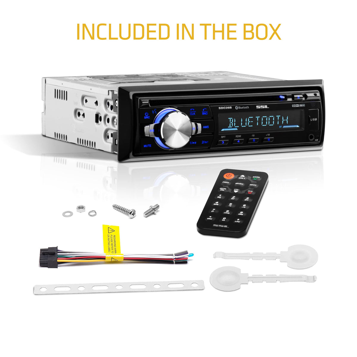 Sound Storm SDC26B AM/FM radio for diverse listening options
