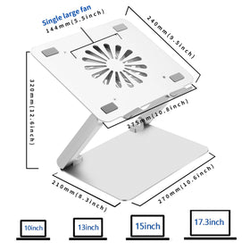 SOUNDANCE cooling pad shows four USB 3.0 hubs plus a power port for fan.