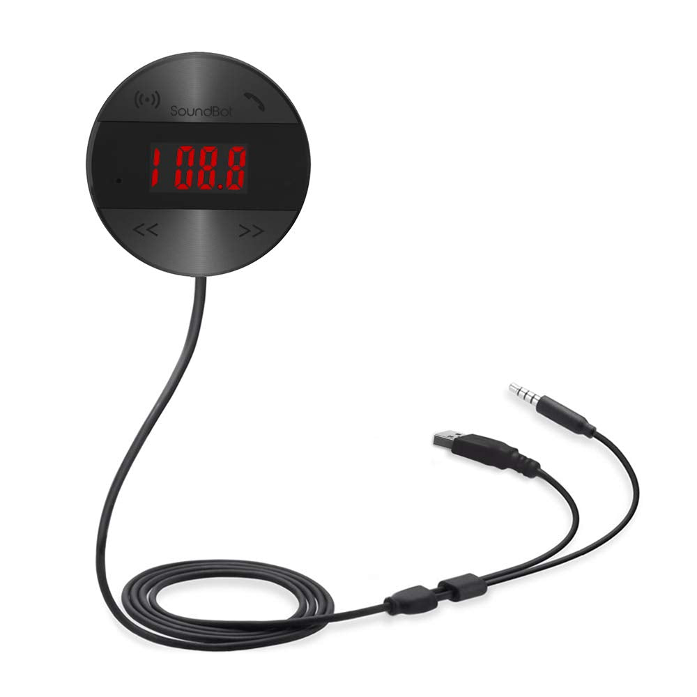 SoundBot SB361 front view LED display shows station and ease of use