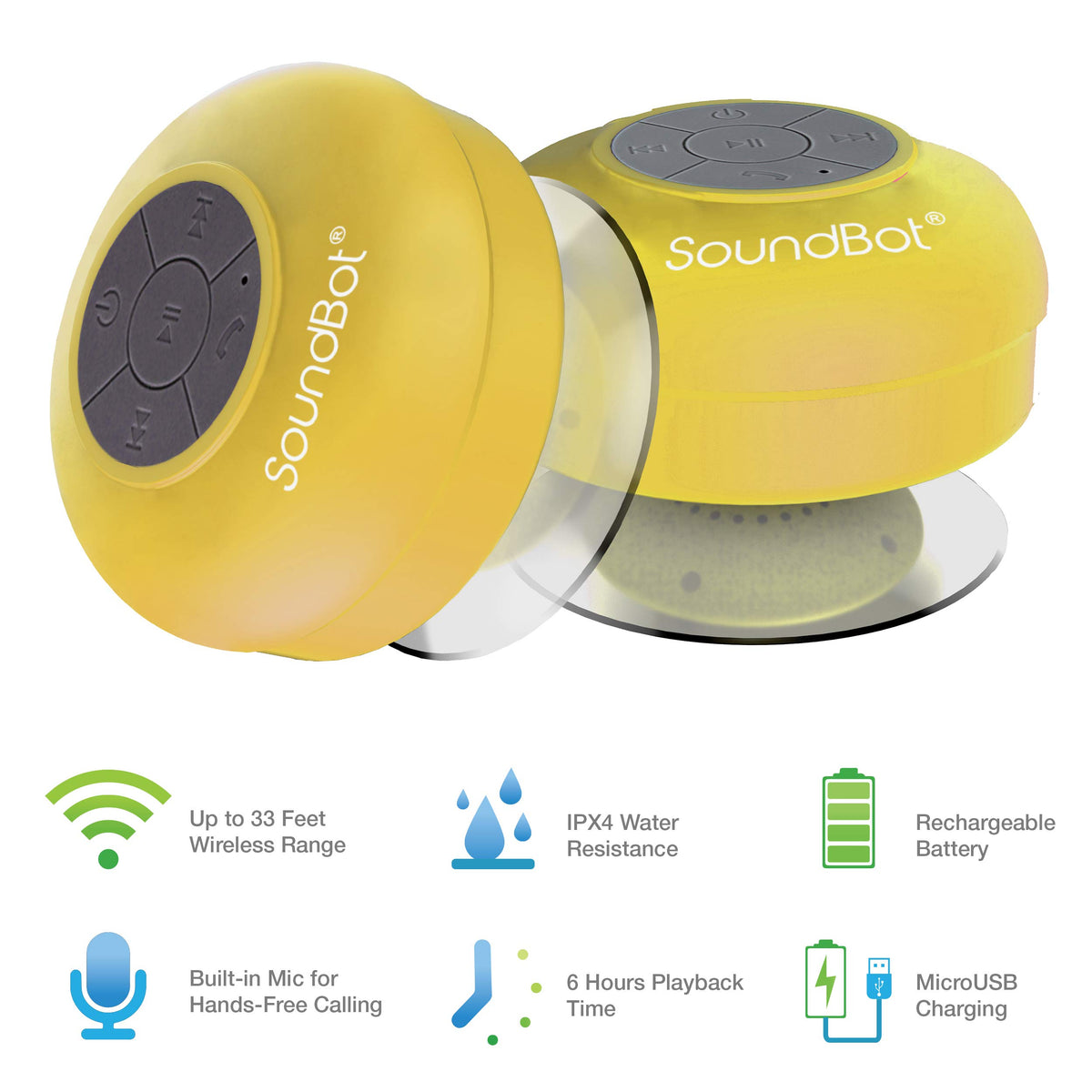SoundBot SB510 Bluetooth 4.0 audio for wireless streaming anywhere.