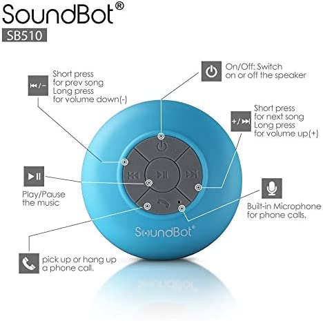 Soundbot SB510 stable Bluetooth connection up to 33 feet for music and calls.