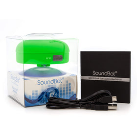 Soundbot SB510 portable design ideal for showers, travel, and outdoor adventures