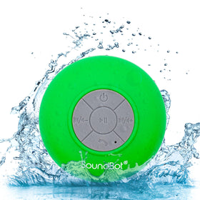 Soundbot SB510 waterproof design for secure suction on smooth surfaces
