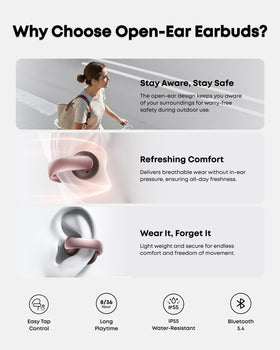 Soundcore AeroClip compact clip-on design travels easily in a pocket.